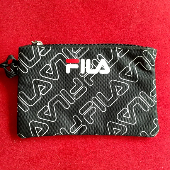 2/$15! FILA travel pouch in black, white, and red. - Picture 2 of 8